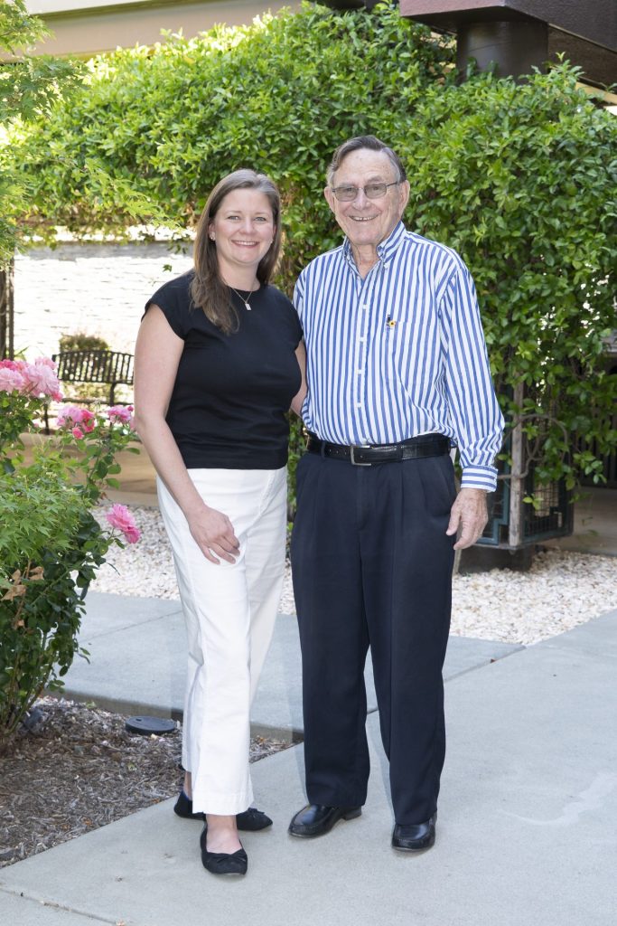 Whitney and Becky Outside